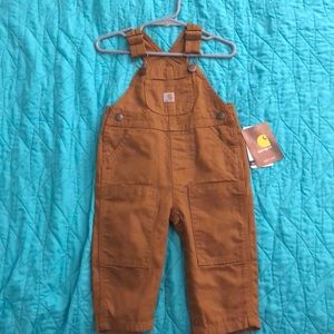 NWT 9 month Carhartt bibs